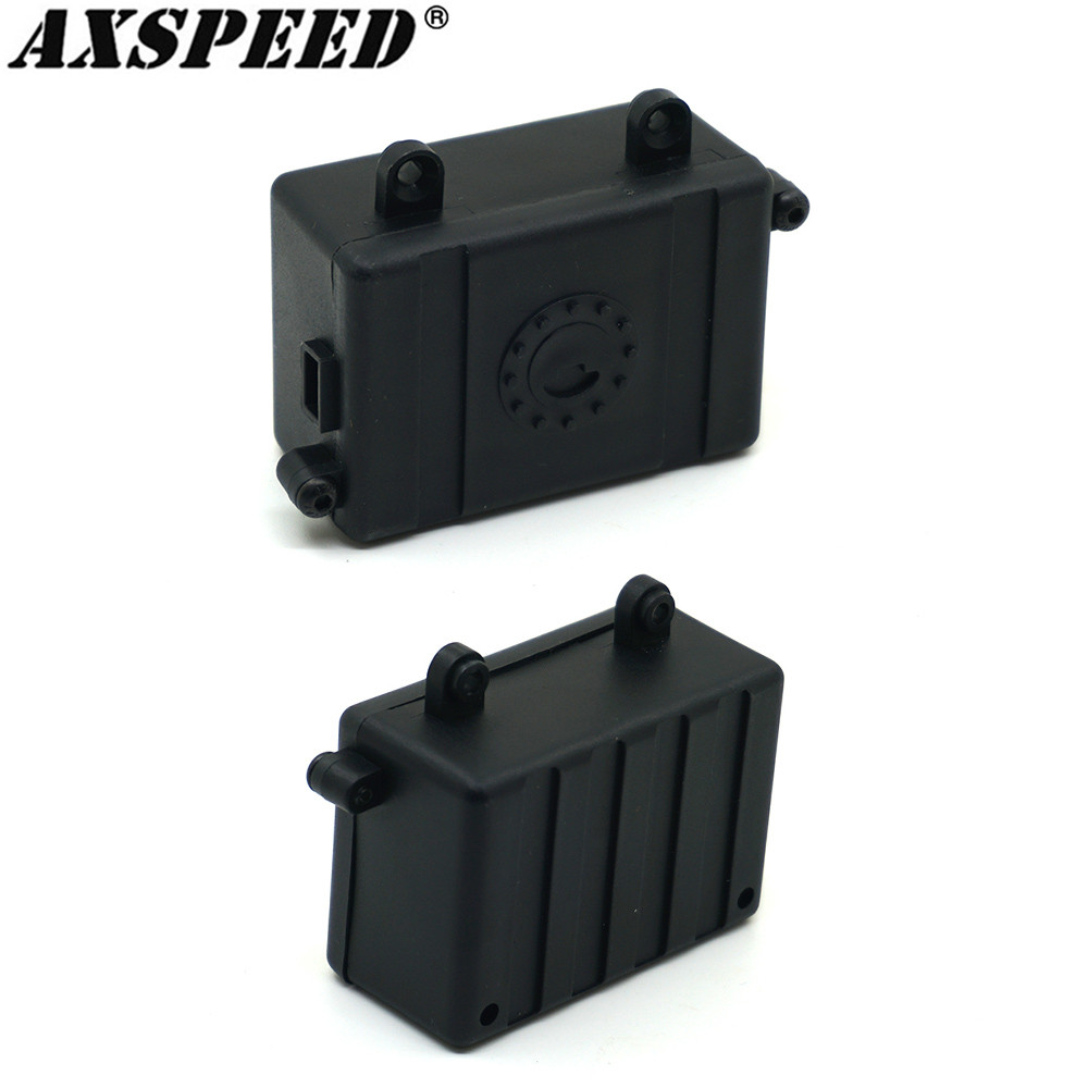 IMPORT AXSPEED Receiver Waterproof Box RC ESC Receiver Dustproof Protector for 1/10 RC Crawler Car