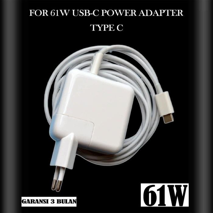 Adaptor Charger Laptop Apple Macbook Pro 13 inch 2016 2017 2018 USB-C