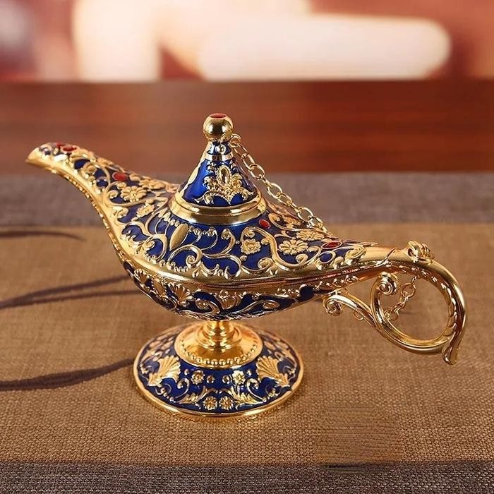 Lampu Ajaib Aladdin Dekorasi Size Besar - Magic Lamp Aladdin Jin