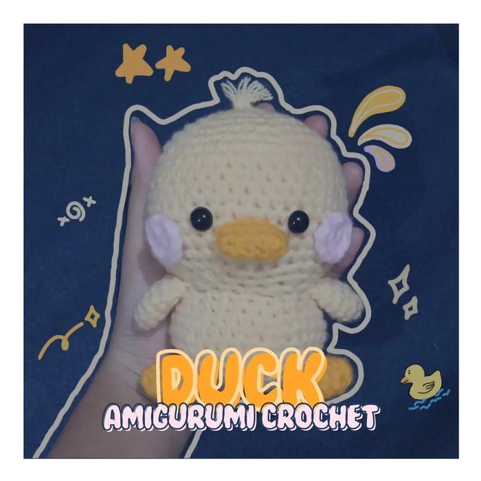 [PO] Duck Amigurumi - Crochet Amigurumi Amigurumi Bebek/Boneka Rajut Bebek