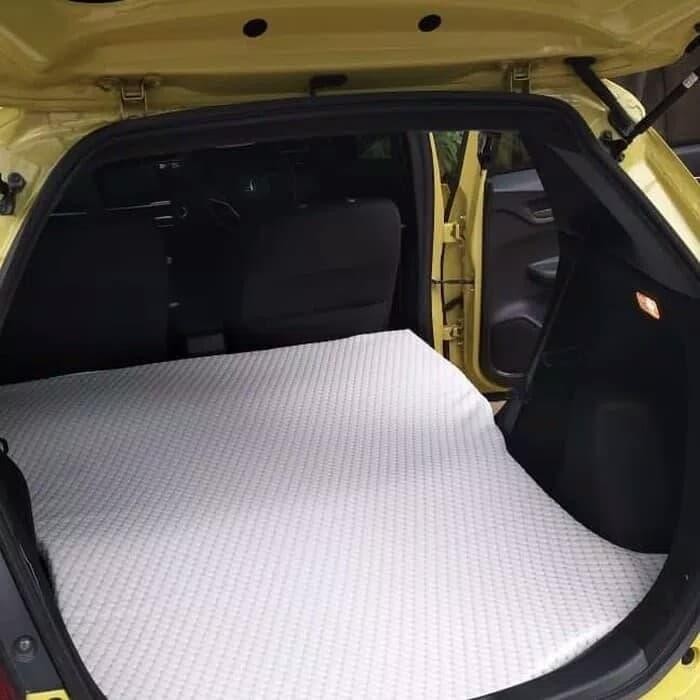 kasur springbed mobil honda jazz+travel bag