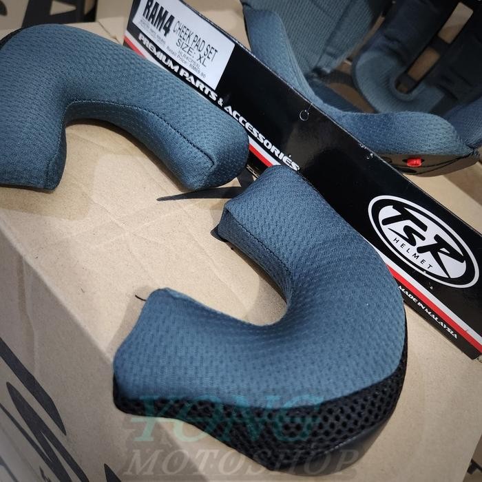 Cuci Gudang Busa Helm TSR Cheek Pad RAM 4 SET ORIGINAL 100% PREMIUM PARTS