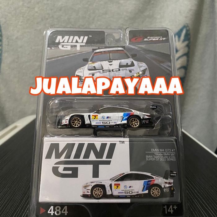MINI GT BMW M4 GT3 MINI GT 484 BMW M4 GT3 JAPAN CARD EXCLUSIVE