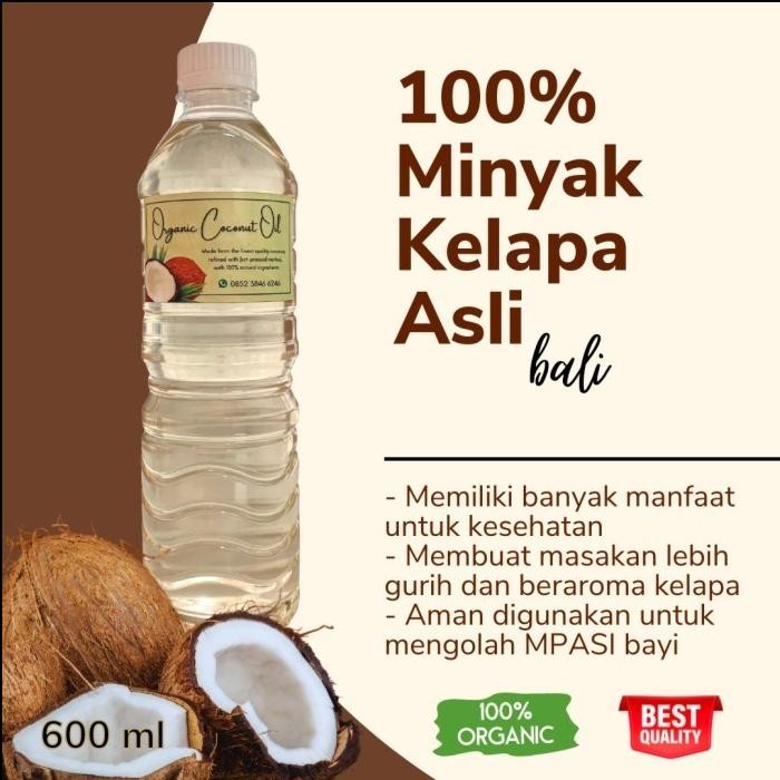 

TERMURAH Minyak Kelapa Organik Asli Sidemen-Bali (Minyak Tandusan) READY STOCK