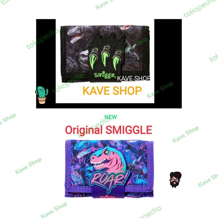 Promo Smiggle Wallet Character Roar - Ori Smiggle - New