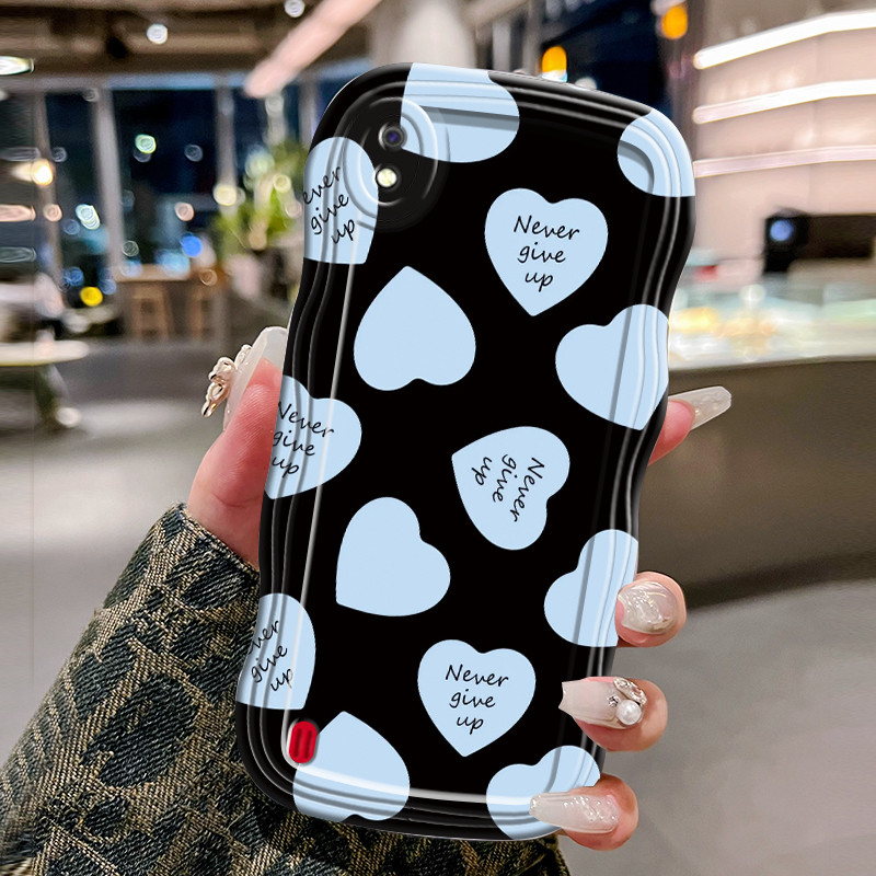 Casing Hp Untuk Samsung Galaxy A10 M10 A10s M01s Case Casing Cinta HP Kesing gelombang Cesing Siliko