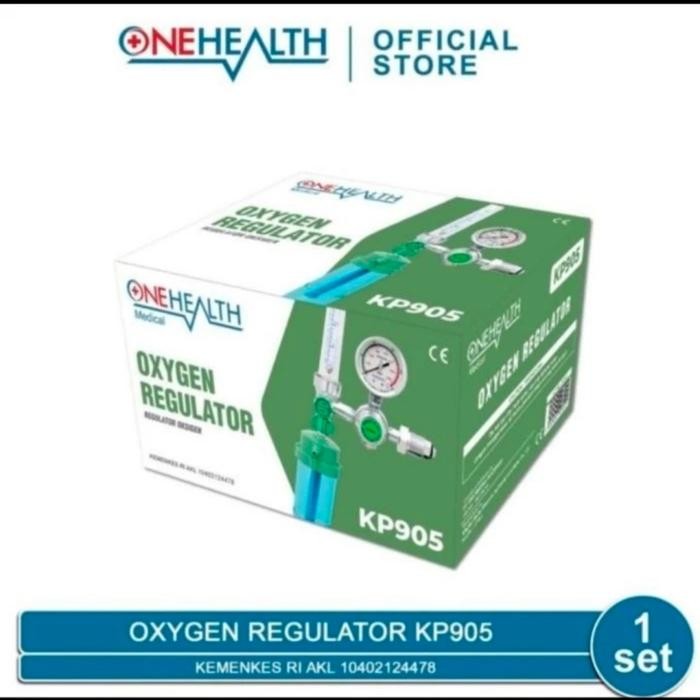 Regulator Oksigen Onehealth- Regulator Tabung Oksigen
