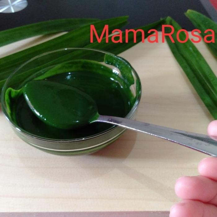 

Endapan daun pandan wangi 100% murni tanpa campuran daun suji..