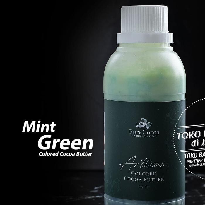 

Pure Cocoa Artisan Chocolate Coloring GREEN Cocoa Butter Pewarna Hijau