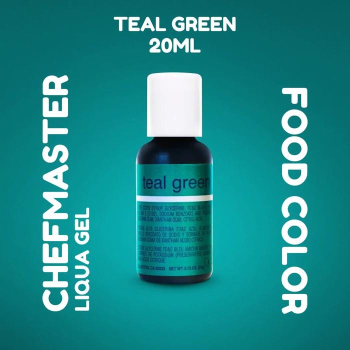 

Chefmaster LiquaGel Teal Green 20gr