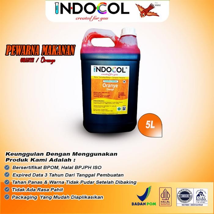 

INDOCOL PEWARNA CAIR ORANYE (5 LITER)