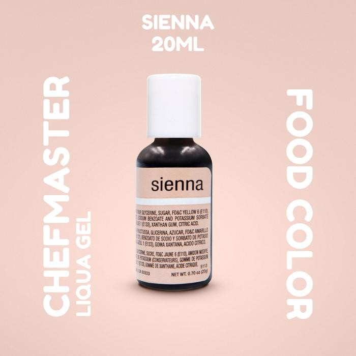 

Chefmaster LiquaGel Sienna 20gr