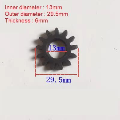 Spare Part Gear Mata Gilingan Mie Manual Gear Besar Kecil Mie Portable