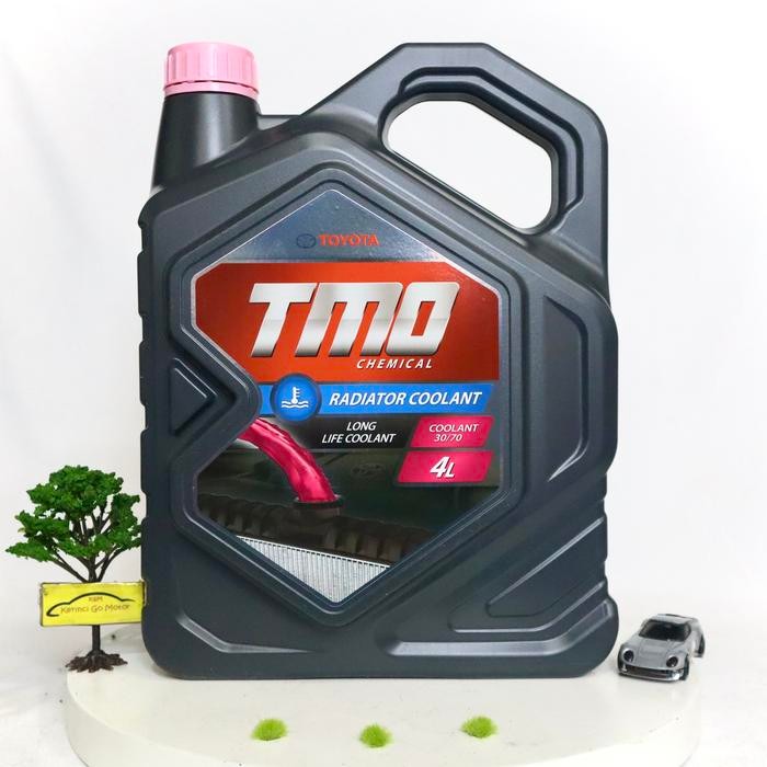 TERBARU TMO Air Radiator Coolant 30/70 Pink 4 Liter Cairan Pendingin Mobil Motor Long Life Toyota