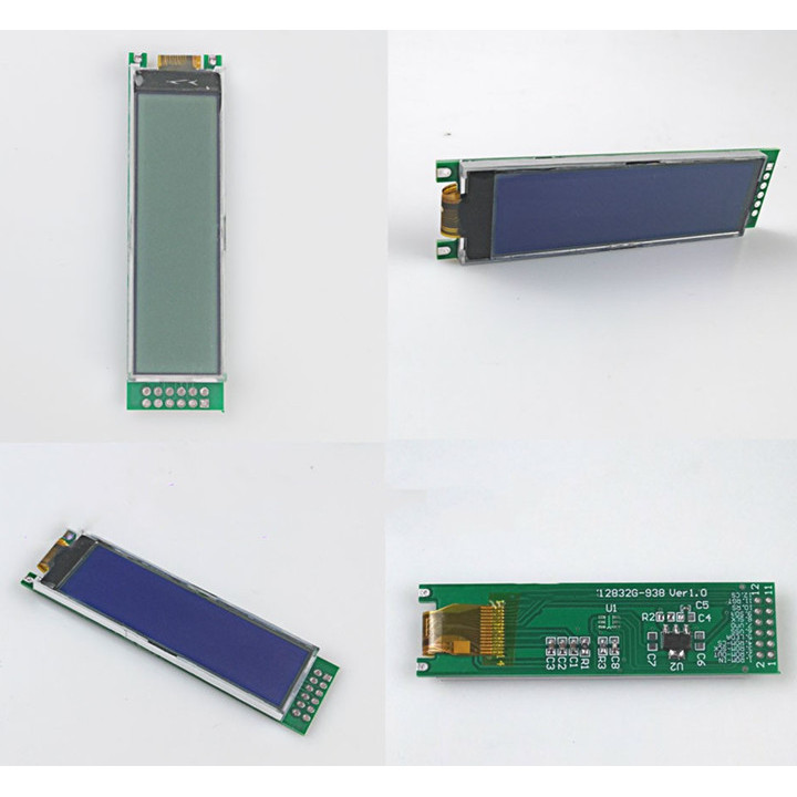 12PIN/14PIN SPI COG 12832 LCD Screen Module UC1604C Controller 128*32