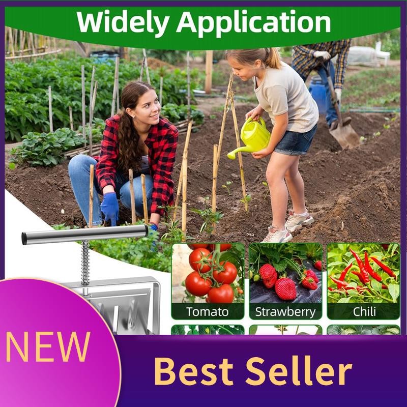 Soil Blocker Soil Block Maker Soil Blocker METAL For Seed Starting With Strong Hand Held, Soil