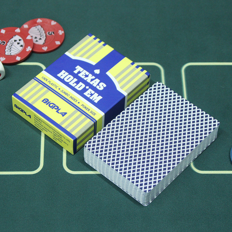 Texas big word poker plastic poker pvc poker waterproof table game