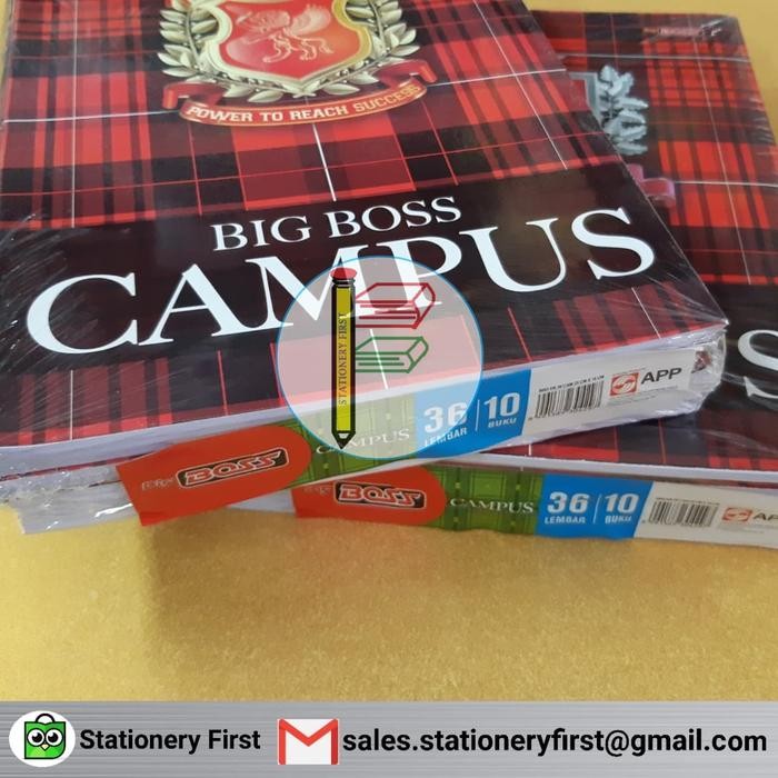 

Buku Tulis Big Boss Campus Maxi 36 Lembar Per Pack 10 Buku
