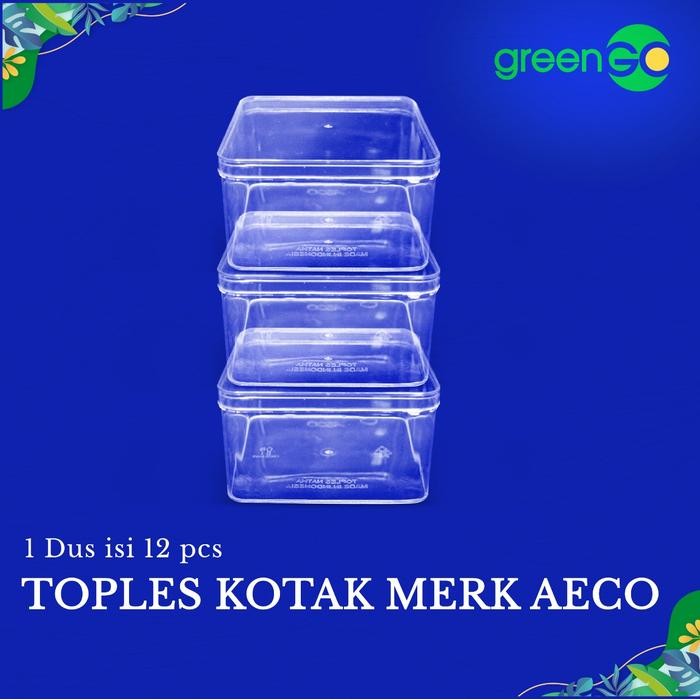 (Allthebest) TOPLES KUE AECO SQUARE TOPLES NATHA DESSERT BOX TOPLES KOTAK AECO