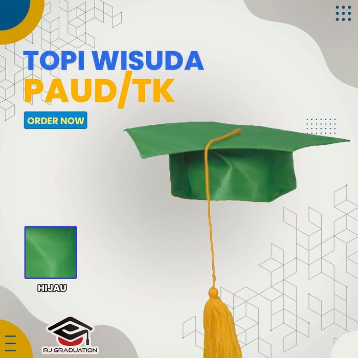 (Allthebest) Topi Wisuda/Topi Wisuda TK/Topi Wisuda Paud/Atribut Wisuda