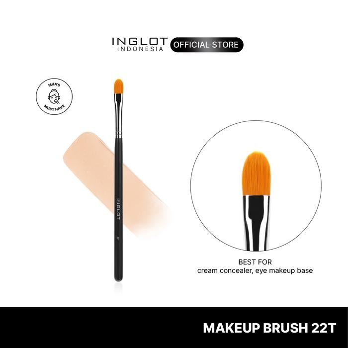 INGLOT Makeup Brush 22T - Brush Cream Concealer & Eyeshadow Primer