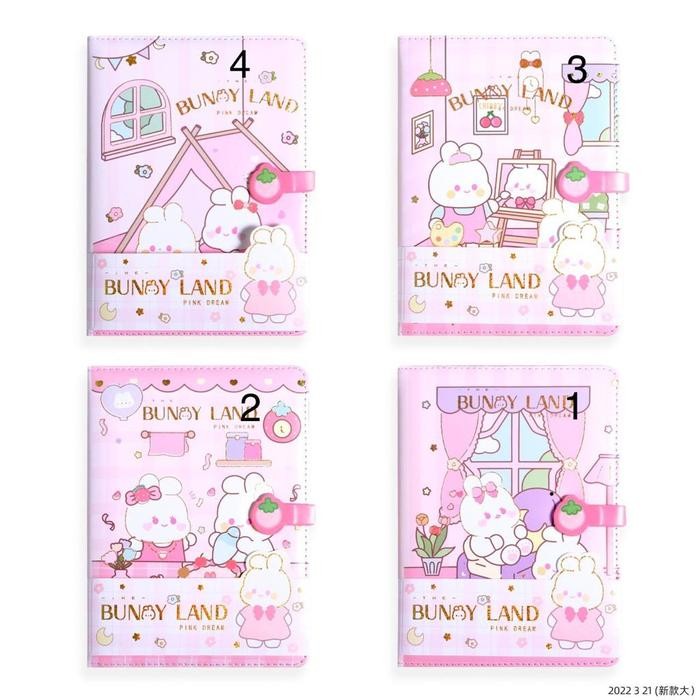 

READY Diary / Notebook MEAW CANTEEN / BUNNY LAND / Agenda Lucu Import NEW