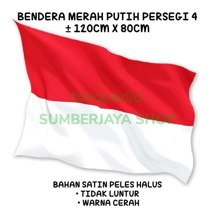 Bendera Merah Putih Ukuran 120 x 80