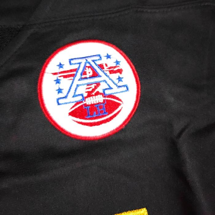 BORDIR BAJU JERSEY RUGBY PATRICK MAHOMES KANSAS CITY CHIEFS AMERICAN FOOTBALL