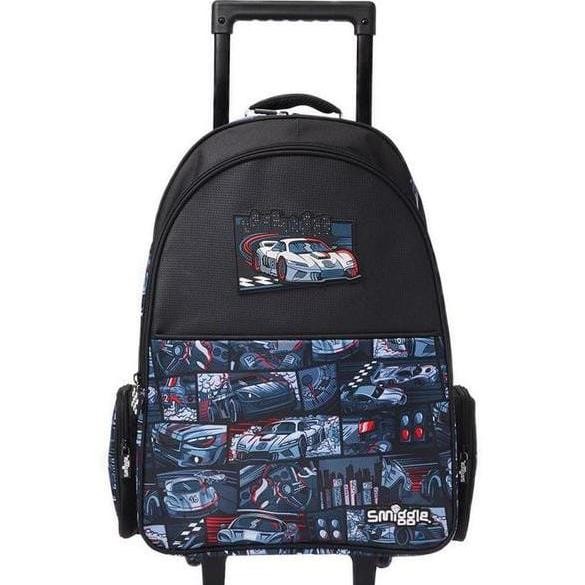 SMIGGLE TROLLEY BACKPACK RACER /TAS KOPER ANAK LAKI /KADO /TAS SEKOLAH
