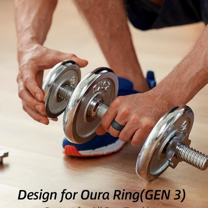 (Allthebest) 5pcs Cincin Tasbih kotak pelindung/Kasus Silikon Smart Ring Anti Air Pengingat Sholat