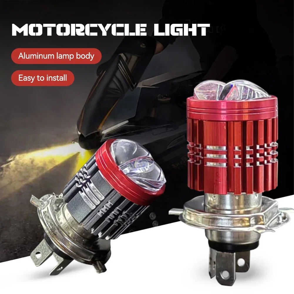 H4 Mini Led Lens Headlamp Car Motorcycle h4 Hi-Lo Headlight Laser Mini Dual Projector Lens High