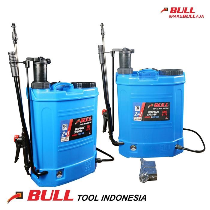 Semtan hama Knapsack Sprayer 16L BULL Biru