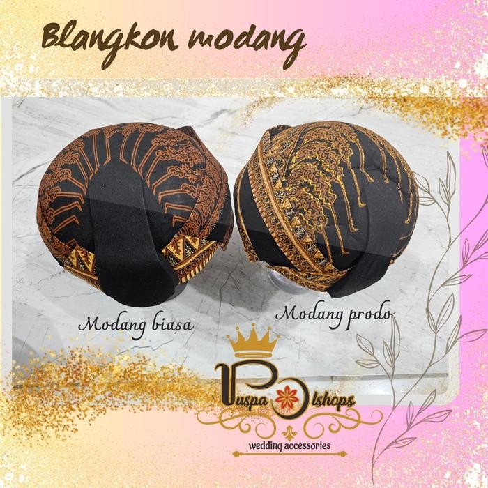 ORIGINAL BLANGKON MODANG BLANGKON PRODO JAWA SOLO READY STOCK