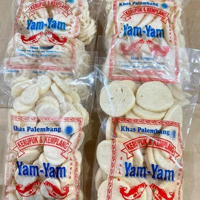 

Kerupuk kemplang 1kg paket renyah (kc,mini,sanggul,buncis)