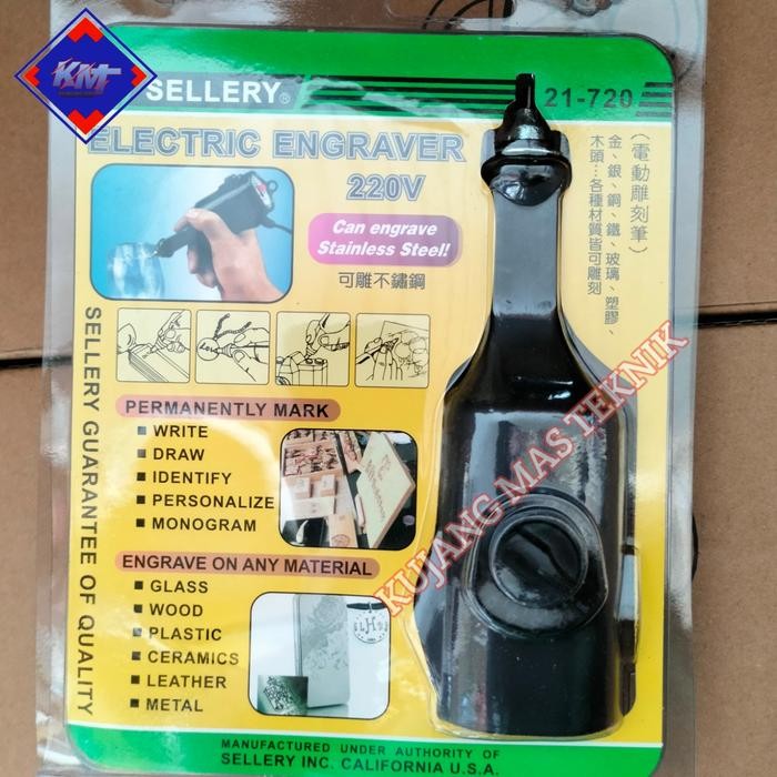 

Mesin Grafir / Ukir - Electric Engraver Sellery 21-720