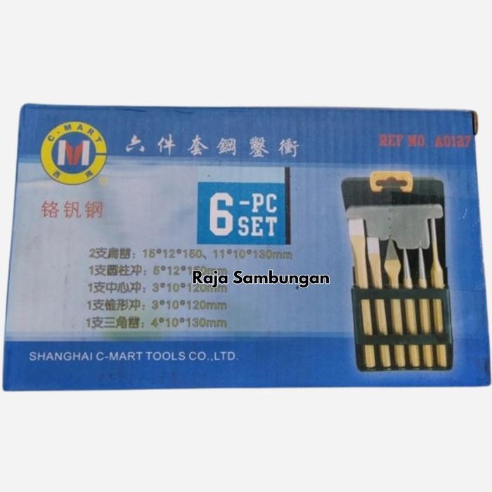 

Punch & Chisel Set Alat Pahat Kayu Kerajinan Tangan Kriya Set Ukir Pemahat Cukil Pengukir Tata Alat