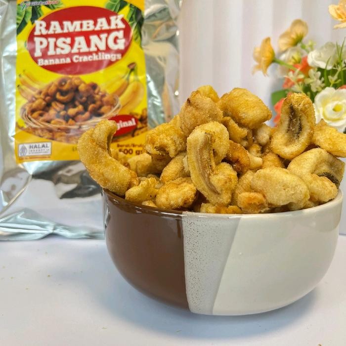 

Keripik rambak pisang kemasan 1kg Kripik Snack Kering
