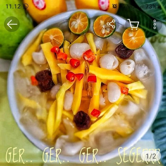 

ASINAN BUAH MAK GUE: Mangga + Longan + Kiamboy