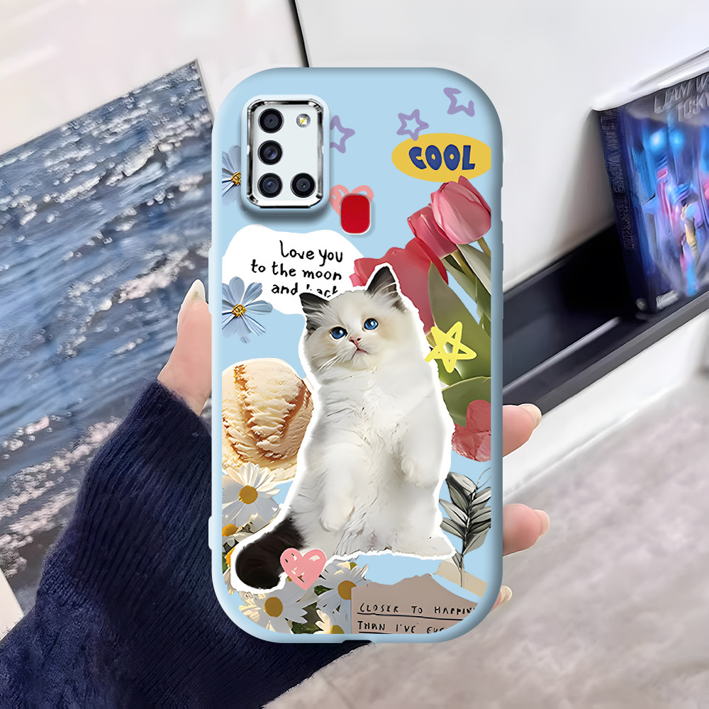 Casing Hp Untuk Compitable With Samsung Galaxy A21S Softcase  Kesing  Soft Phone Case Kartun IDPOP C