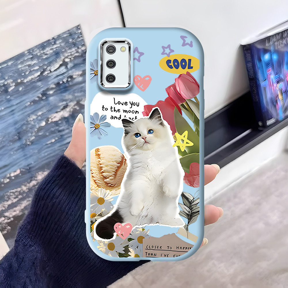 Casing Hp Untuk Compitable With Samsung Galaxy A02S Softcase  Kesing  Soft Phone Case Kartun IDPOP C