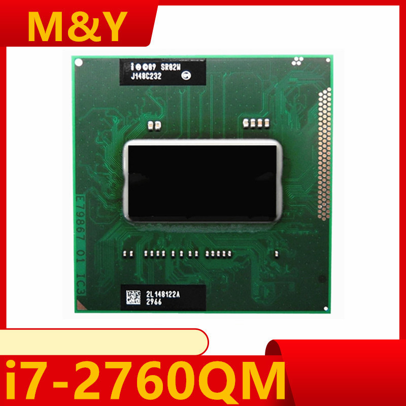 Core i7-2760QM i7 2760QM SR02W 2.6 GHz Used Quad-Core Eight-Thread CPU Processor 6M 45W Socket G2 / 