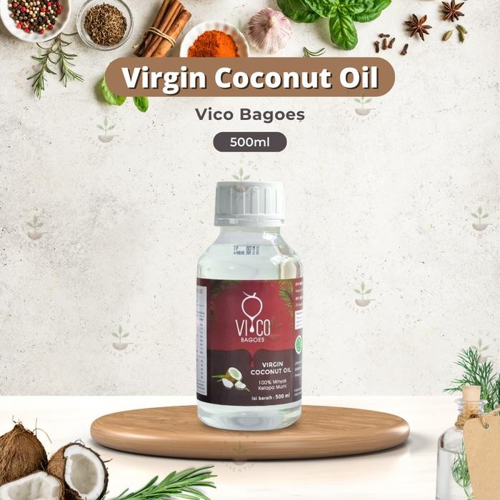 

ORIGINAL Vico Bagoes 500ml - VCO Virgin Coconut Oil Minyak Kelapa 500 ml READY STOCK