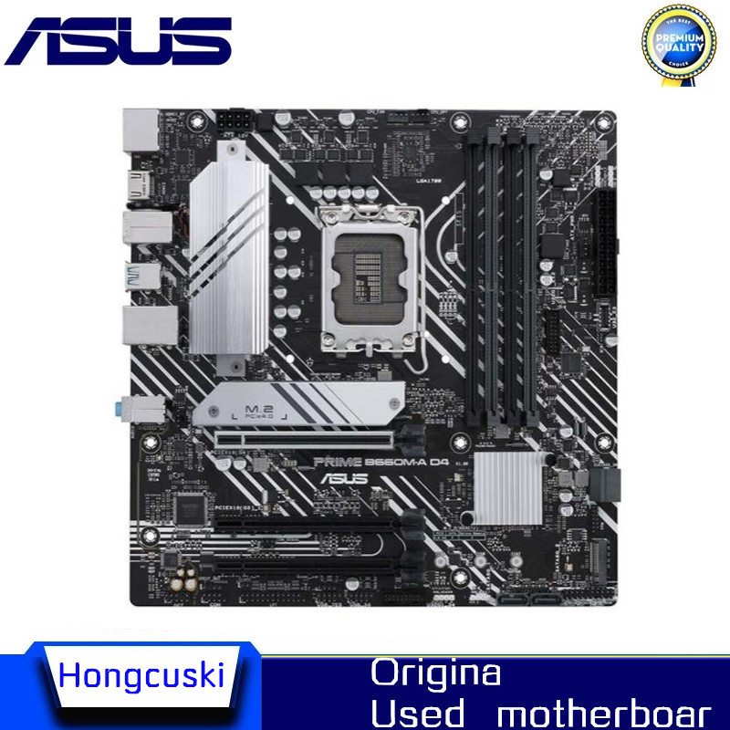 Used For ASUS PRIME B660M-A D4 LGA 1700 DDR4 Motherboard B660M B660 Supports CPU i5 10400f i3 12100f