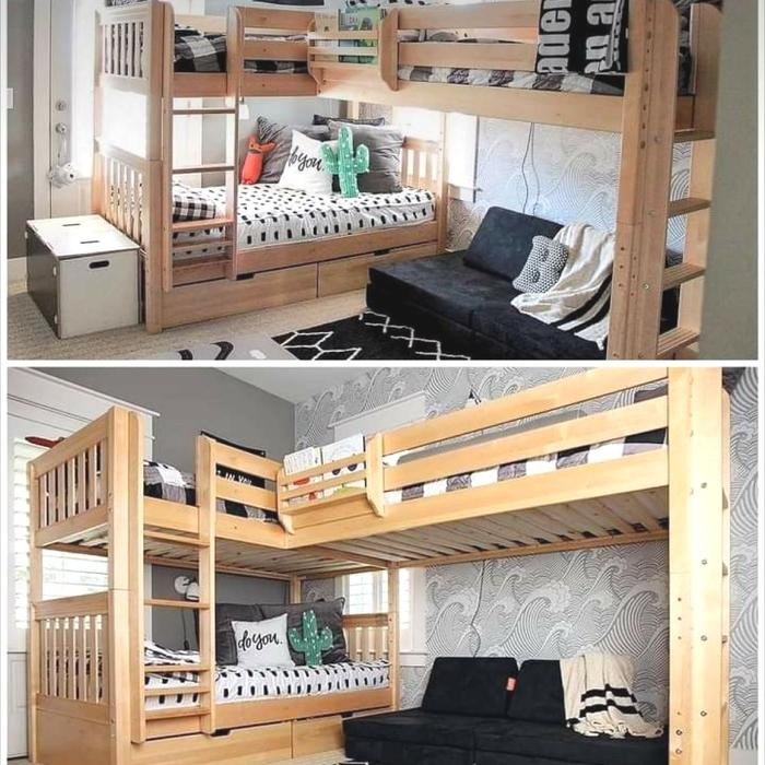 Tempat Tidur Anak Tingkat 3 Bed