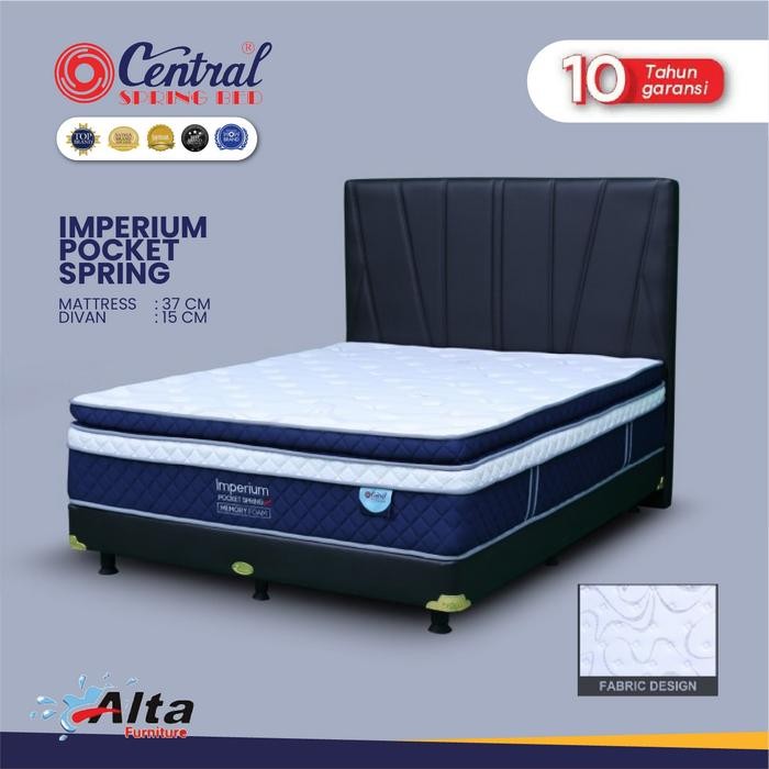 Kasur Springbed Central Imperium Pocket Spring With Memory Foam / Springbed Central