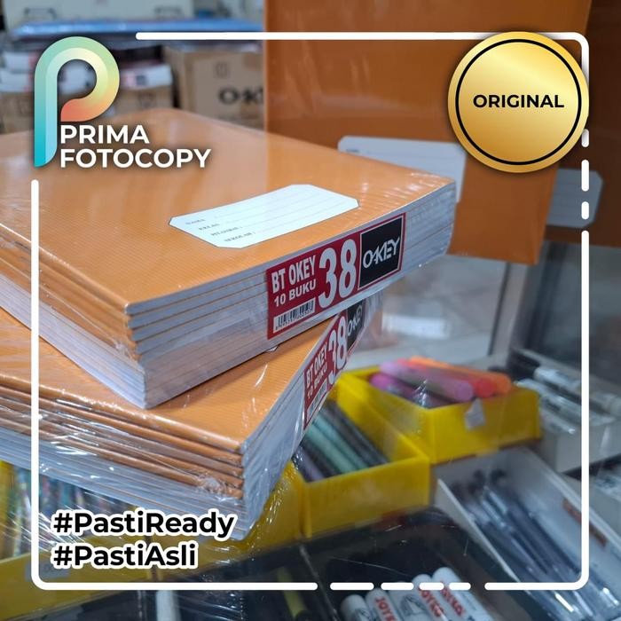 

BEST SELLER BUKU TULIS VIRAL MOTIF SAMPUL KERTAS SAMSON KWARTO 38 LEMBAR COVER COKELAT CRAFT KRAFT