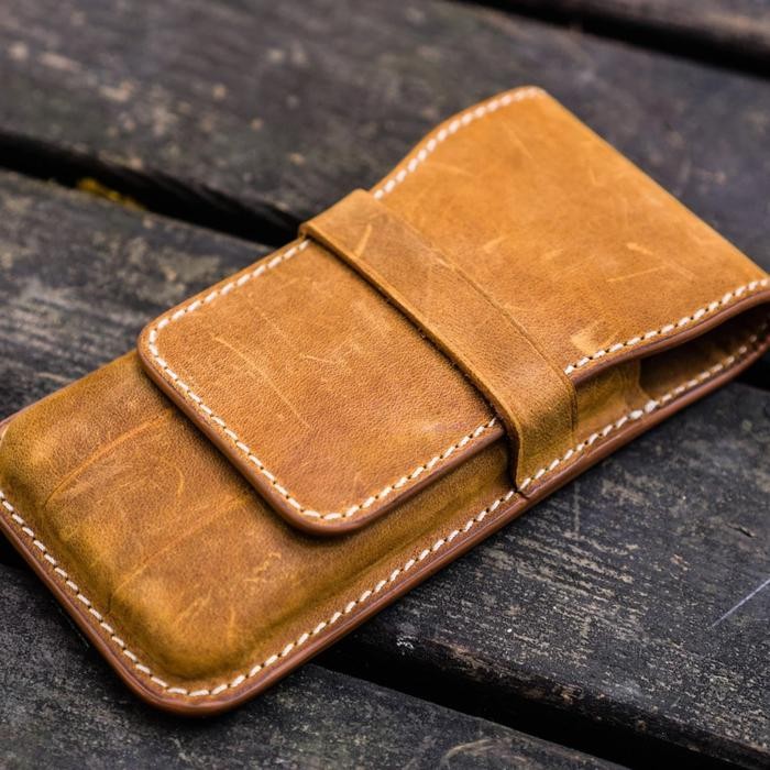 

BEST SELLER GALEN LEATHER Flap Pen Case