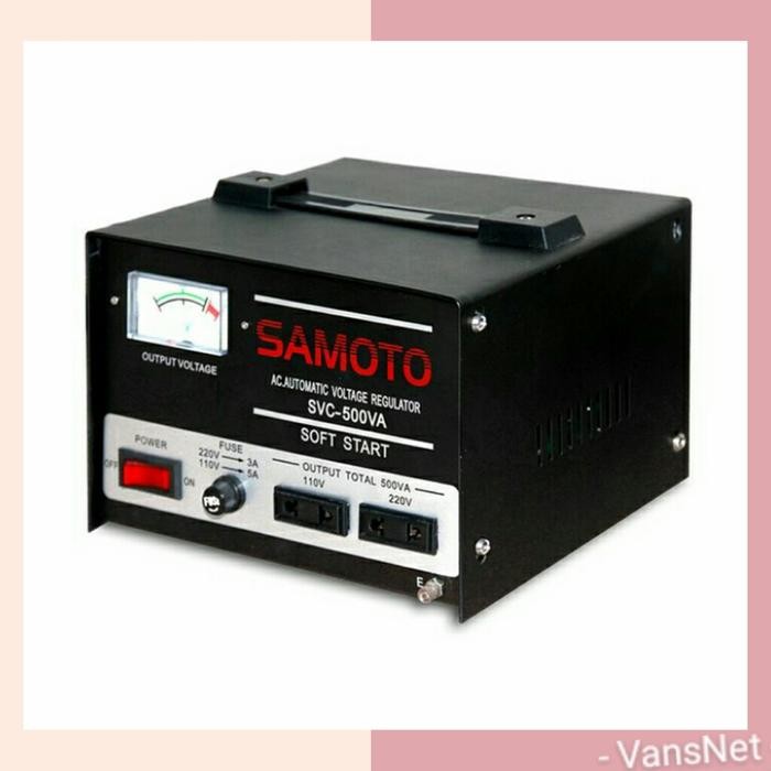 Diskon Stabillizer Samoto 500Va Stabilizer Servo Motor 500Va Smt500N