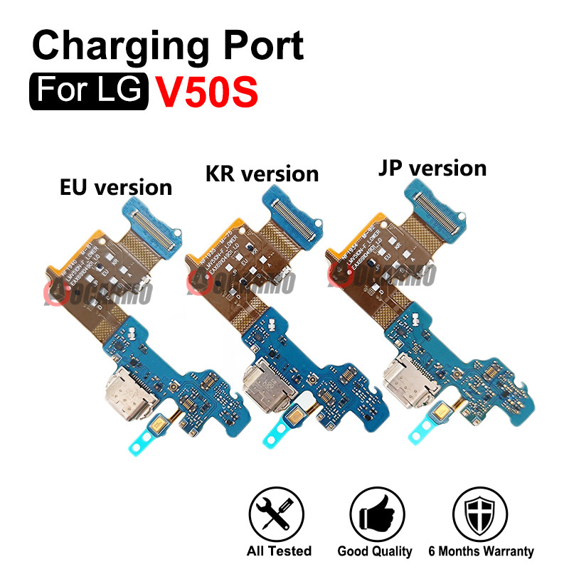 USB Charging Dock Charger Port With Microphone Replacement Parts For LG V50S EU/KR/JP Version