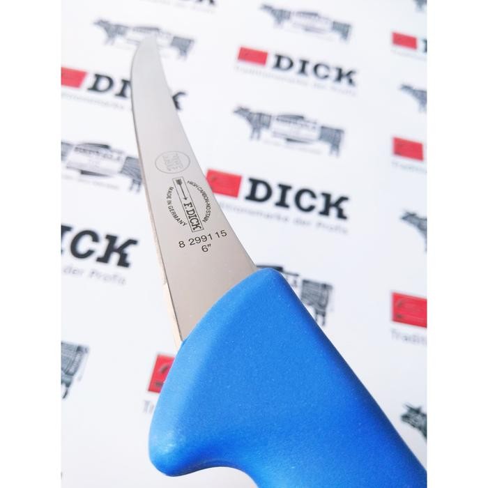 Pisau Curved Boning / Fillet Daging F. Dick Made in Germany 15cm